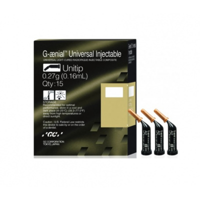GC G-aenial Universal Injectable, Unitip 15x0.16mL (0.27g), A3