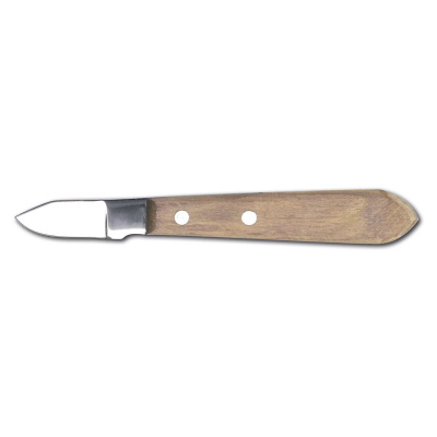 HS-Sádrovací nůž Buffalo 6R, dřevěné madlo, 14 cm