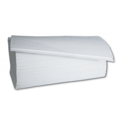 HS-papírové ručníky skládané (cik-cak)  21 x 24 cm  3200 ks