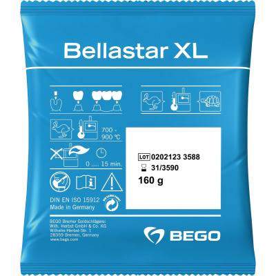 BELLASTAR XL zatmelovací hmota 12,8kg /80x160g/