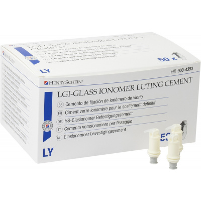 HS-LGI Skloionomerní fixační cement kapsle 50 ks