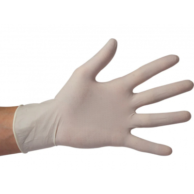 HS-rukavice latex nepudrované Grip S  100 ks