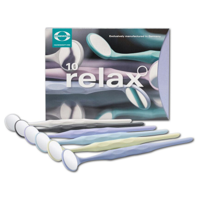 Zubní zrcátka Relax FS ULTRA průměr 24 mm, velikost 5, antracit,  10 ks