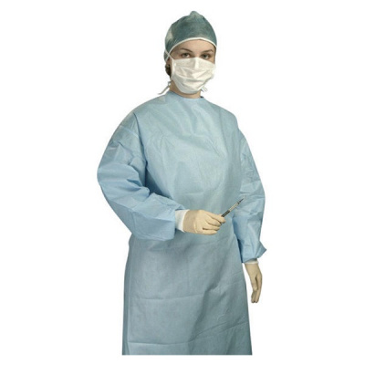 HS-OP sterilní operační plášť Classic modrý velikost M 25 ks  VV