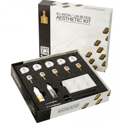 GC Initial LiSi Block Aesthetic Kit+ G-CEM ONE Starter Kit A2 nebo Translucent