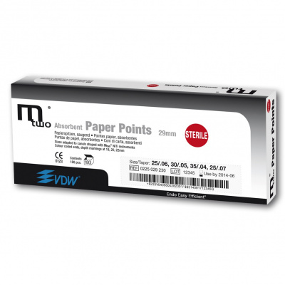 Mtwo Papírové čepy ISO 06/25, d. 29mm, 144ks