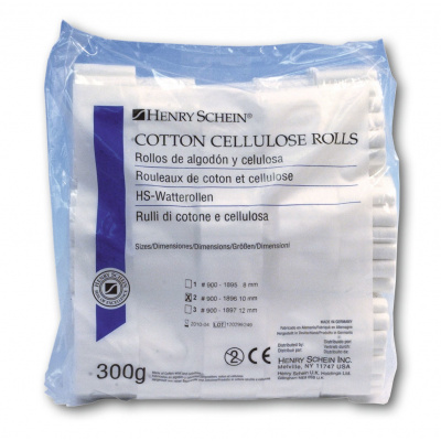 HS-válečky z bavlny a celulózy velikost 1  8 mm 300 g